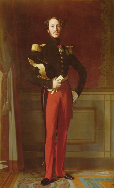 Ferdinand-Philippe, Duke of Orleans at the Palais des Tuileries by Jean Auguste Dominique Ingres